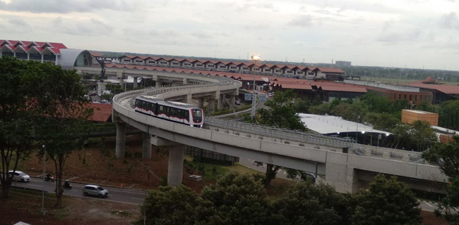 AP II Rencanakan Pengembangan Skytrain