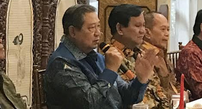 SBY: Pak Prabowo Jangan Terlalu Banyak Janji