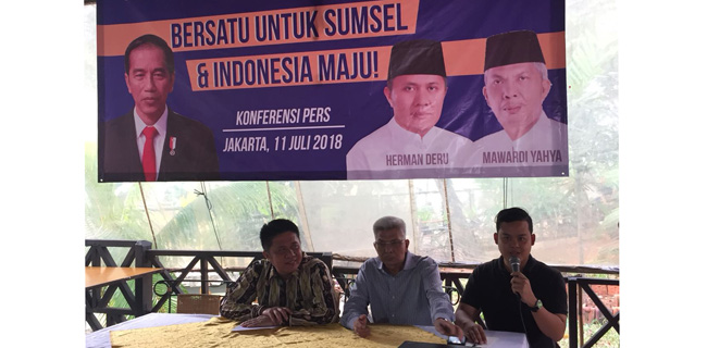 Herman Deru-Mawardi Yahya Deklarasi Dukung Jokowi Dua Periode