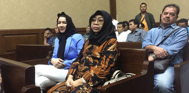 Penampilan Rita Widyasari Jelang Vonis Hakim Di Tipikor