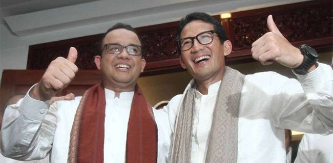 Anies Dan Sandiaga Uno