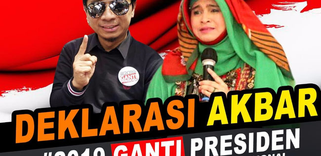 Lampung Bumi Allah, Tak Elok Larang Deklarasi Ganti Presiden