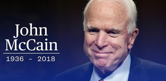 Senator John McCain Wafat Di Usia 81 Tahun