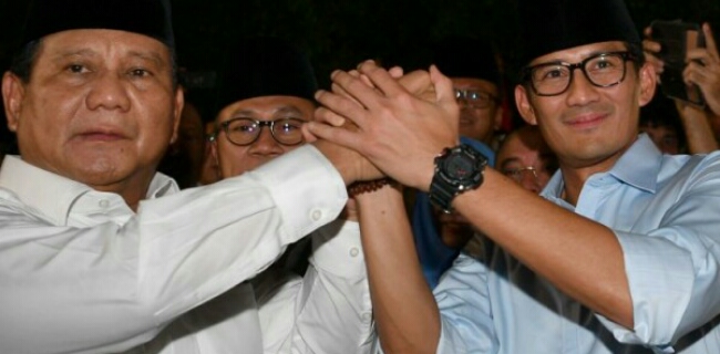 Pilih Sandi, Prabowo Sudah Menggali Kuburan Sendiri