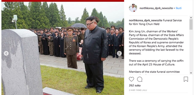 Kim Jong Un Beri Penghormatan Terakhir Untuk Kim Yong Chun
