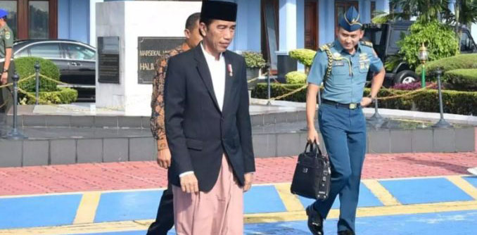 Jokowi Shalat Idul Adha Di Bogor