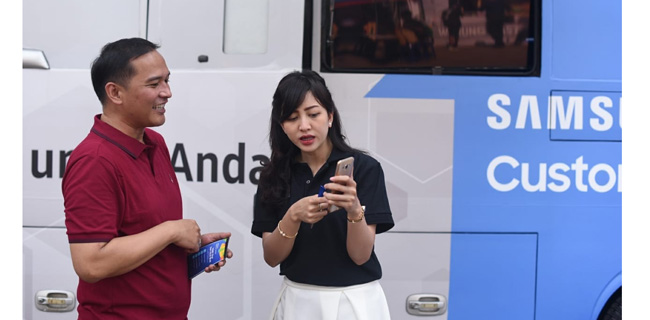 Samsung Service Bus Dekatkan Layanan Pengunjung Dan Atlet Asian Games