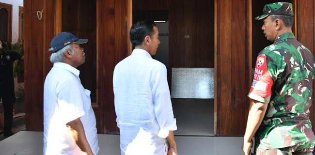 Di Lombok Utara, Presiden Jokowi Sempatkan Tinjau Renovasi Rumah Zohri