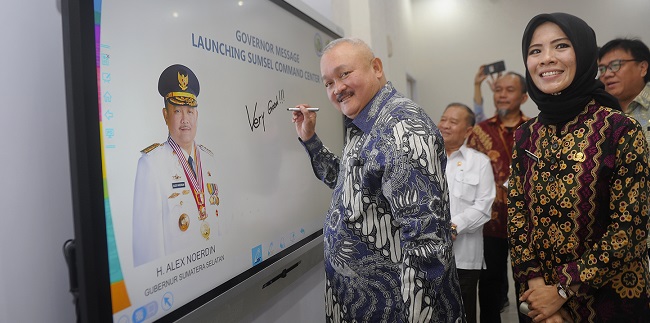 Sumsel Command Center  Resmi Diluncurkan