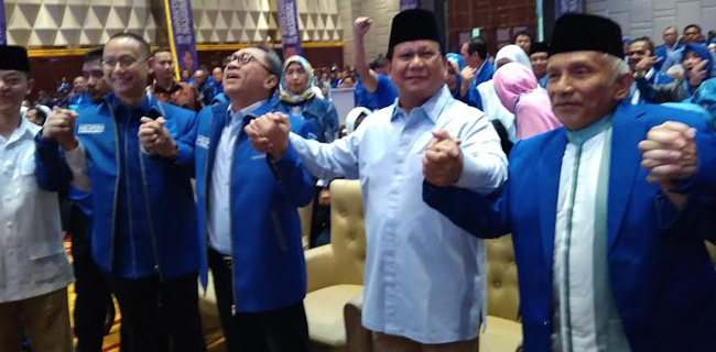 Tiba Di <i>Workshop</i> PAN, Teriakan 'Prabowo Presiden' Menggema