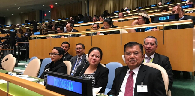 JK Menghadiri General Debate Sidang Majelis Umum PBB Ke-73