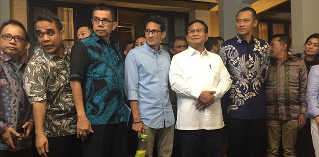 Ini Yang Dibahas Prabowo-Sandi Di Rumah SBY