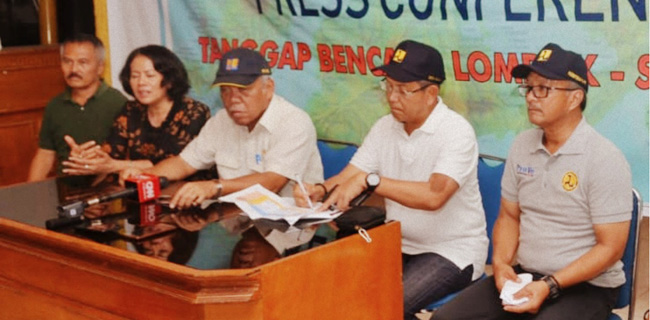 Kementerian PUPR Mulai Rehabilitasi Dan Rekonstruksi Fasilitas Publik Di Lombok