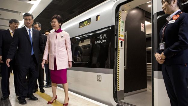 China-Hong Kong Resmikan Kereta Berkecepatan Tinggi