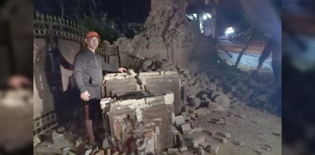 Sejumlah Rumah Dan Masjid Rusak Akibat Gempa Di Timur Laut Situbondo