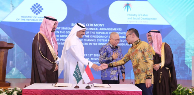 Indonesia-Arab Saudi Sepakati Sistem Satu Kanal Buat PMI