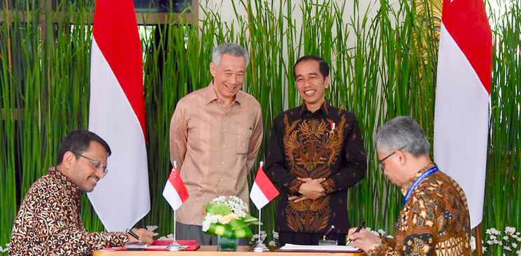 Singapura-Indonesia Teken Perjanjian Investasi
