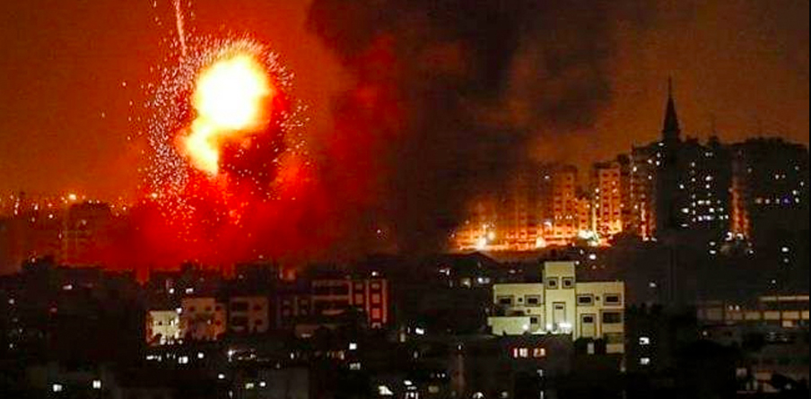 Jet Tempur Israel Serang Gaza Bagian Barat