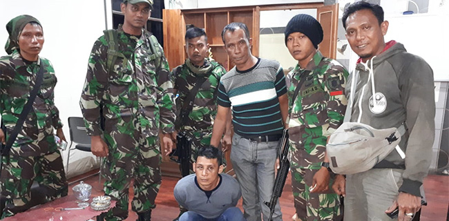 Pengedar Narkoba Tetap Beroperasi Di Palu, Ditangkap Prajurit TNI
