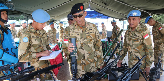 Komandan PMPP TNI Cek Kondisi Pasukan Garuda Di Lebanon Selatan