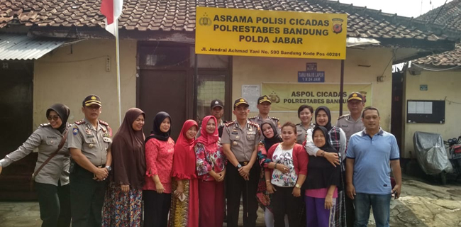 Polrestabes Bandung Benahi Aspol Cicadas
