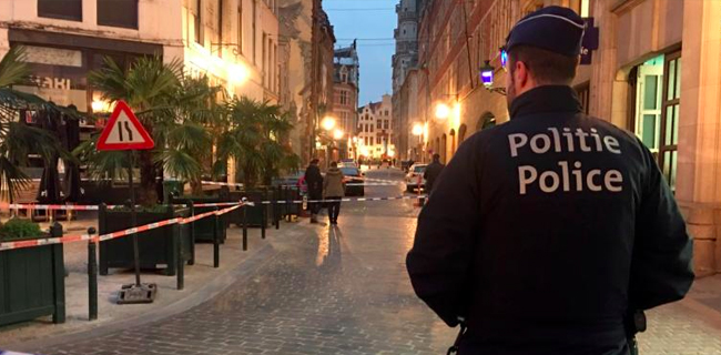 Serangan Pisau Di Brussel, Satu Polisi Terluka