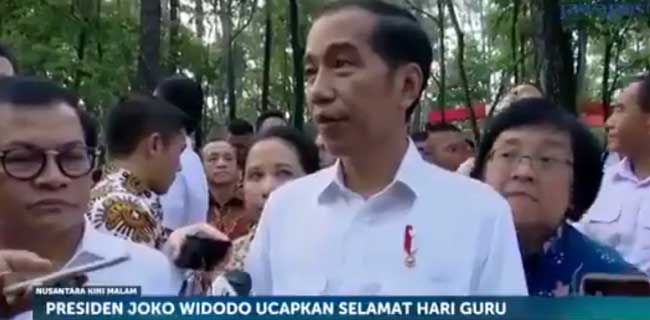 Jawaban Jokowi Soal Nasib Guru Honorer Jadi Perbincangan