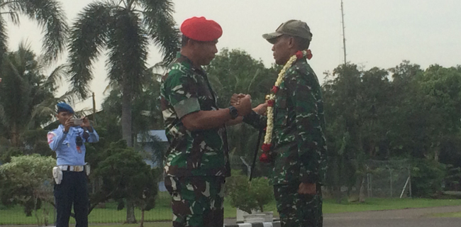 Danjen Kopassus Sambut Kedatangan Kontingen AARM-28