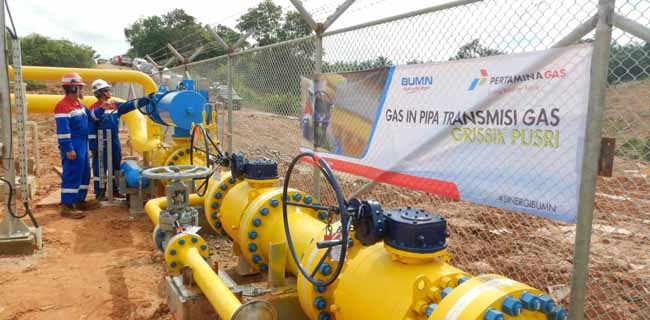 Pertagas Alirkan Gas Pertama Di Ruas Pipa Grissik-Pusri