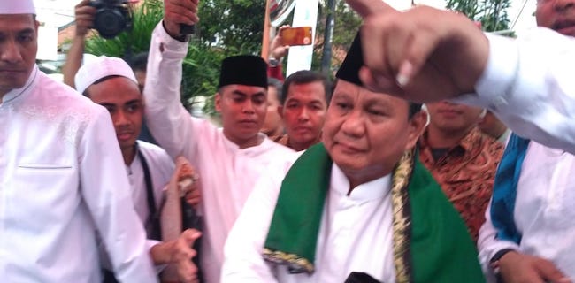 Prabowo Jadi Presiden Menggema Di Haul Habib Kwitang
