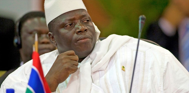 AS Tangkal Eks Presiden Gambia
