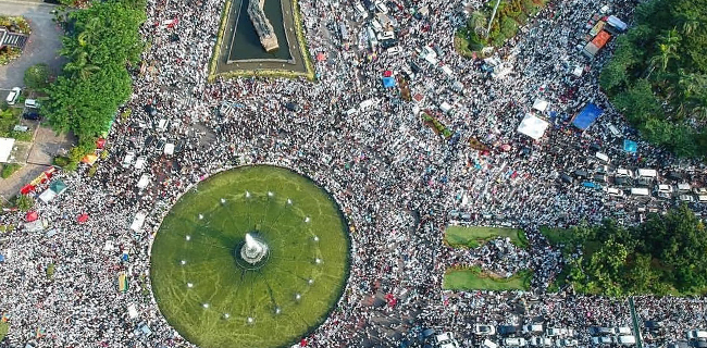 Jutaan Umat Muslim Padati Monas, PPP: Mobilisasi Massa Untuk Tujuan Politik