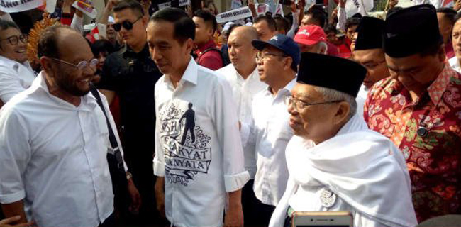 Di Media Sosial, Jokowi-Maruf Jauh Lebih Populer Dibanding Prabowo-Sandi