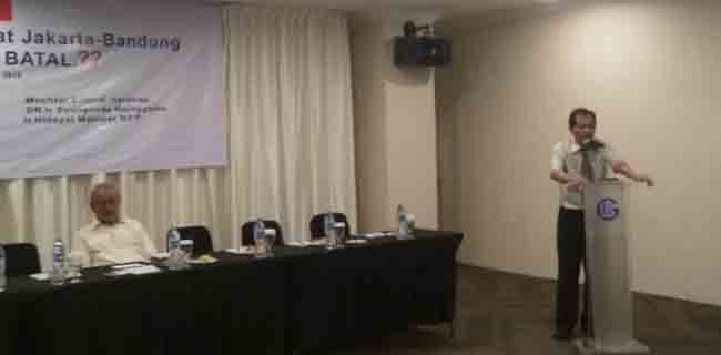 Sri Bintang: Proyek KA Cepat Jakarta-Bandung Terlalu Dipaksakan