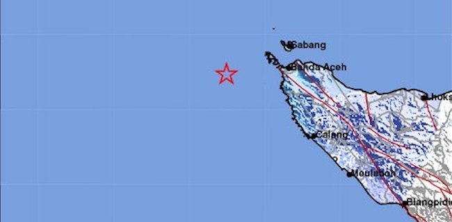 Gempa 5,1 SR Guncang Banda Aceh, Tidak Berpotensi Tsunami