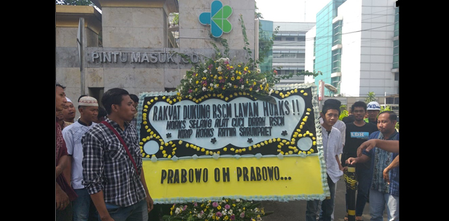 Rakyat Dukung RSCM Melawan Hoax Prabowo