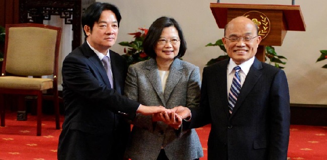 Taiwan Tunjuk Eks Ketua Partai Jadi Perdana Menteri