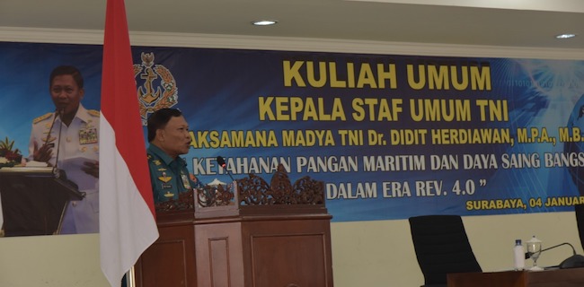 TNI AL Harus Dukung Ketahanan Pangan Nasional