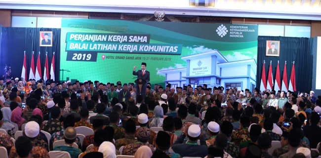 Pembangunan BLK Di Pesantren Ditargetkan Naik Jadi 3000