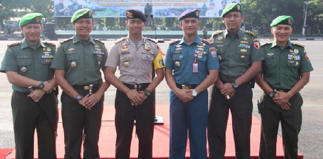 TNI-Polri Surabaya Kompak Jaga Perdamaian Jelang Pemilu