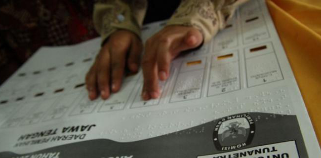 Kurang Anggaran, Template Braille Pemilu DPR RI Dan DPRD Tak Disiapkan KPU