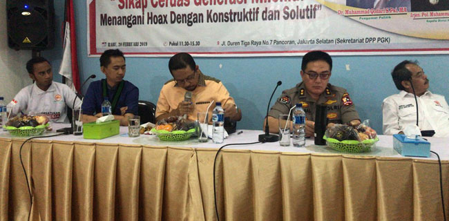 Kadiv Humas Polri: Milenial Sangat Rentan Hoax