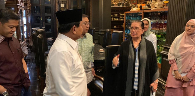 Prabowo Kunjungi Ibu Ahmad Dhani, Akan Lakukan Upaya Hukum Yang Dianggap Perlu