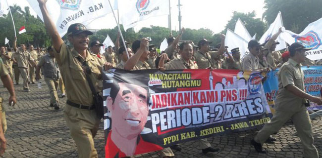 Perangkat Desa Kecewa Jokowi Tidak Wujudkan Janji