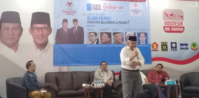 Ridwan Saidi: Sudah Jodohnya Prabowo Presiden, Masa Tidak 