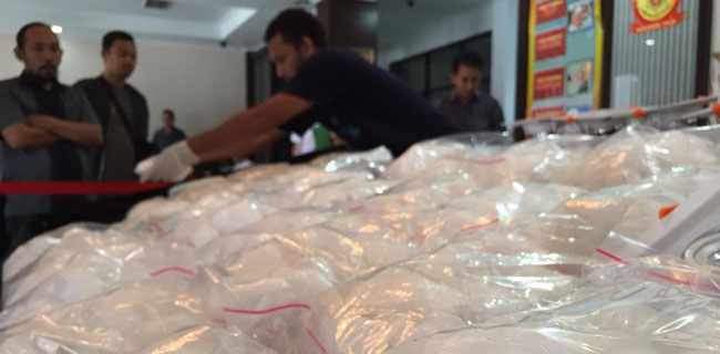 Polisi Gagalkan Impor Sabu Dari Malaysia