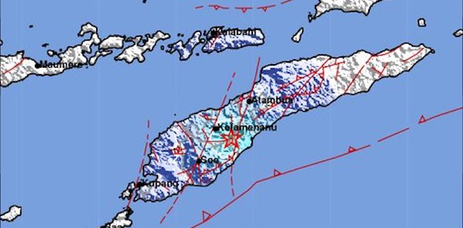 Gempa Darat 4,7 SR Guncang Timor Tenggah Utara