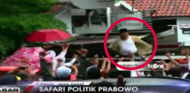 Prabowo Sampaikan Alasan Kenapa Buka Baju Di Hadapan Pendukung