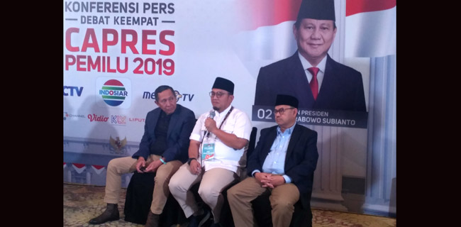 BPN Puas Prabowo Kuasai Tema Debat