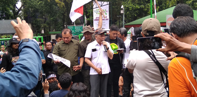 Dirjen KSDAE Janji Lapor Tuntutan Massa Cagar Alam Jabar Ke Menteri Siti